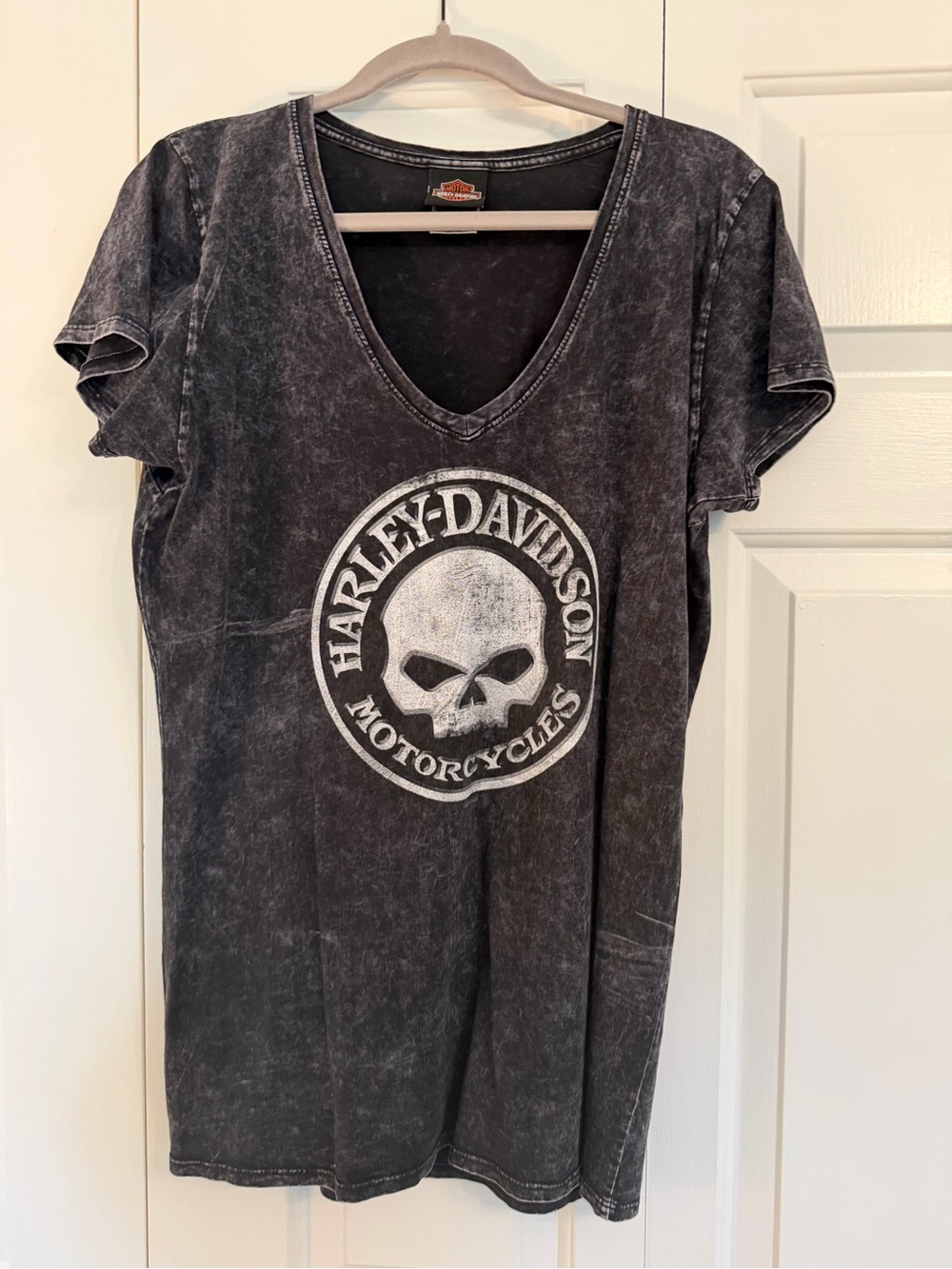 Harley-Davidson Black Tee with Orange Logo